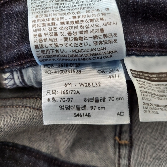 Levi's 515 Boot Cut Jeans SZ 6 Stretch High-Rise - Picture 7 of 14